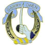 US ARMY 7TH CAVALRY GARRY OWEN REGIMENT PIN P15005  