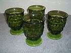 Vtg.Indiana Park Lane Olive Glass Sherbert Dishes 2pcs items in The 