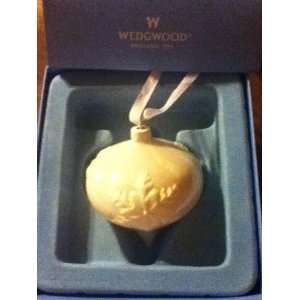  Wedgwood Christmas Ornament   White (Comes in blue wedgwood 