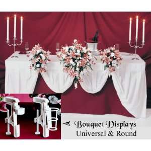  Wedding Bouquet Display Holder Clamp for Reception Table Decorations 