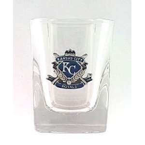 Kansas City Royals Set of Two Square Shot Glasses  Kitchen 