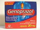 GENOPRAZOL gastritis heartburn stomach acid treatment from MEXICO 14 