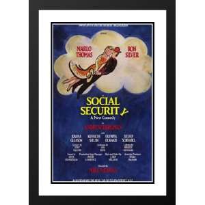  Social Security (Broadway) 20x26 Framed and Double Matted 