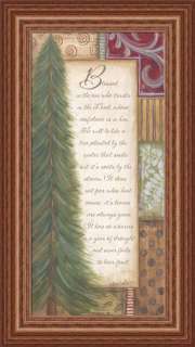  the One Who Trusts in the Lord by Annie Lapoint Sign 8x16 Framed Art