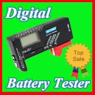 Digital LCD Tester AAA AA PP3 NICD Alkaline 9V Battery  