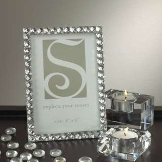 Shiny Jeweled Design Photo Frame 4X6 New  