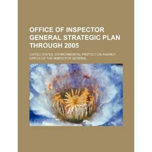  Office of Inspector General strategic plan through 2005 