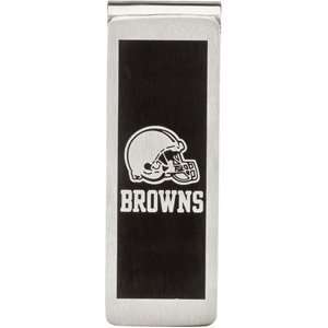   & Black Cleveland Browns NFL Football Team Logo Money Clip: Jewelry