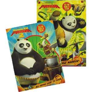   : Kung Fu Panda 2 Coloring Book Set (2 Coloring Books): Toys & Games