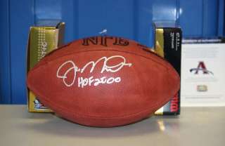   HOF Autographed NFL Authentic Football  AAA Authenticated  