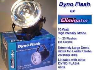   Party Strobe dj Dance Light DYNO FLASH Eliminator Lighting FREE LASER