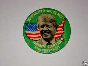 JIMMY CARTER Pin pinback badge button Inauguration 1977  