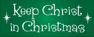 New Stencil #C104 ~ Keep Christ in Christmas with Nativity Bethlehem 