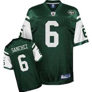  New York Jets Mark Sanchez Replica Team Color Jersey 