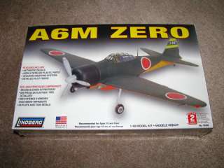 Lindberg Japanese A6M ZERO Aircraft Model Kit 1/48 NEW!  