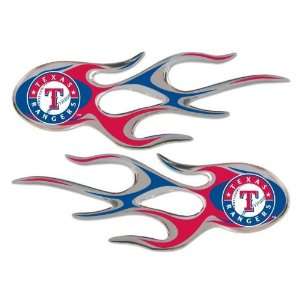  Texas Rangers MLB Micro Flame Team Graphics   Set of 2 