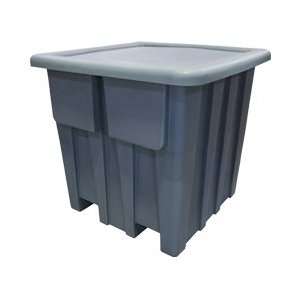 ROYAL Plastic Bulk Container   Gray  Industrial 