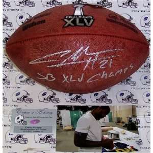 : Charles Woodson Autographed/Hand Signed Super Bowl XLV Official NFL 