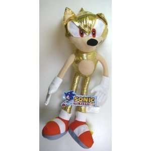   Sonic the Hedgehog Plush Series   Super Sonic 9in [Toy]: Toys & Games