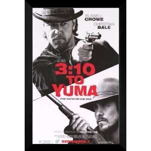   10 to Yuma FRAMED 27x40 Movie Poster: Christian Bale: Home & Kitchen
