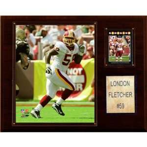  NFL London Fletcher Washington Redskins Player Plaque 