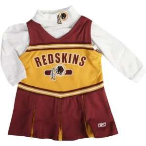  Washington Redskins Infant Long Sleeve Cheerleader Jumper 