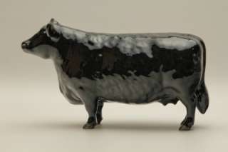 Rare Vintage Beswick English Aberdeen Angus Black Cow Porcelain 