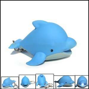 Dolphin LED Animal Keychain with Sound 3x (Package Includes 3 Pieces)
