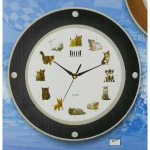  Cat Wall Mounted Clock Different Breeds Unique