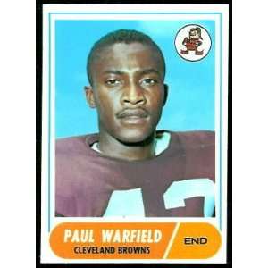  Paul Warfield Topps 1968 Card #49 