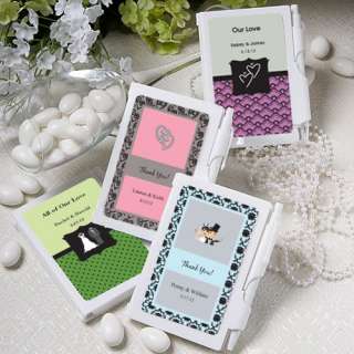 96 Personalized Notebook Wedding Party Favors  