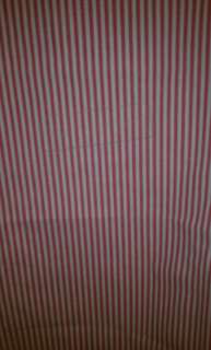 PINK AND WHITE STRIPE APRON PROFESSIONAL HEAVY DUTY LONG TIES 