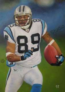 Steve Smith Carolina Panthers Canvas Photo Oil Painting  