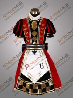 Alice: Madness Returns Poker Cosplay Costume Party Dress  