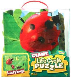 BARNES & NOBLE  Giant Ladybug Life Cycle Puzzle by Insect Lore