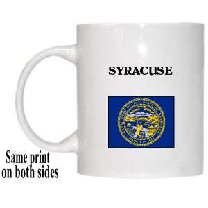  US State Flag   SYRACUSE, Nebraska (NE) Mug Everything 