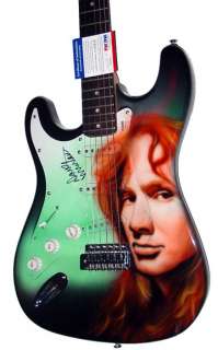 Megadeth Autographed Dave Mustaine Signed Airbrush Guitar PSA UACC RD 
