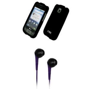   Case + Purple 3.5mm Stereo Headphones for AT&T LG Phoenix: Electronics