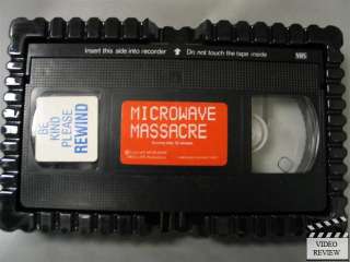 Microwave Massacre VHS Jackie Vernon; Wayne Berwick  