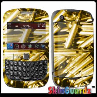Bullet Gold Vinyl Case Decal Skin To Cover BLACKBERRY CURVE 8520 8530 