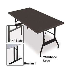   Lightweight Aluminum Folding Table   30Wx96D: Patio, Lawn & Garden