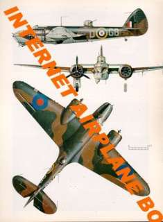 AIRCRAFT PROFILE 218 BLUE WW2 RAF BRISTOL BLENHEIM MkIV  