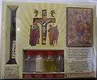 Holy Earth Bethlehem Crucifix Olive Wood Water Oil Incense Candles 