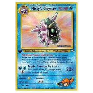  Pokemon   Mistys Cloyster (29)   Gym Heroes Toys & Games