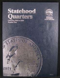 Whitman Coin Folder for Statehood Quarters 2002 to 2005  