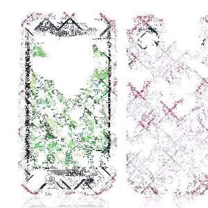 Pink Peace Design Hard 2 Pc Gem Bling Plastic Snap On Case for Samsung 