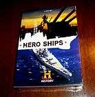 HERO SHIPS US NAVY WARSHIPS Warship Ships Ship History Channel DVD Set 