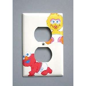  Sesame Street Baby Big Bird Elmo OUTLET Switch Plate 