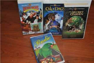 Lot 25 Warner Bros Universal Childrens VHS Peter Pan Secret Garden 