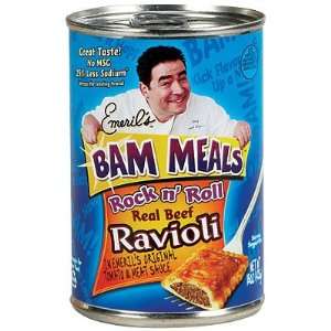 EMERILS BAM MEALS BEEF RAVIOLI 14.5 OZ CAN  Grocery 
